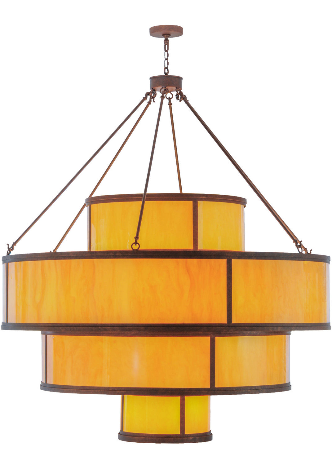 Meyda Tiffany - 144177 - 26 Light Pendant - Jayne - Antique Rust