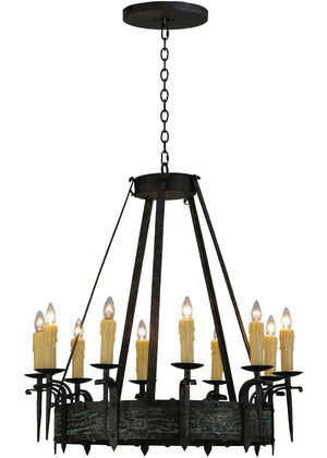 Meyda Tiffany - 144262 - Ten Light Chandelier - Costello - Smoke