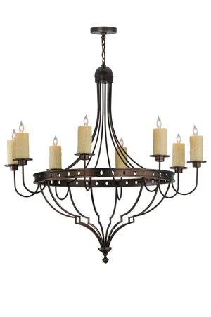 Meyda Tiffany - 144948 - Eight Light Chandelier - Bottini - Mahogany Bronze