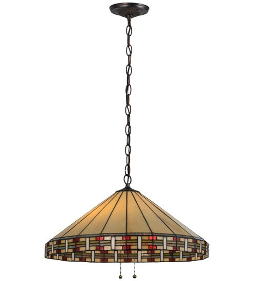 Meyda Tiffany - 144964 - Two Light Pendant - Arizona - Mahogany Bronze