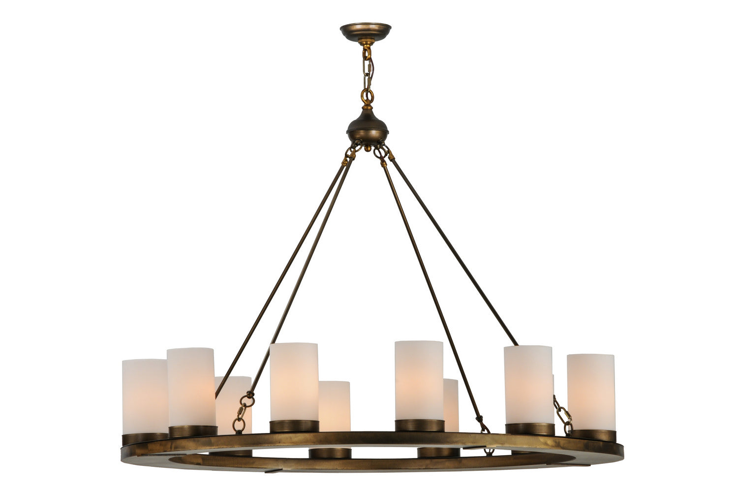 Meyda Tiffany - 144980 - 12 Light Chandelier - Loxley - Antique Copper