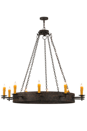 Meyda Tiffany - 145020 - Ten Light Chandelier - Parnella - Black Metal,Custom