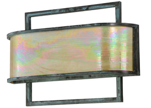 Meyda Tiffany - 145041 - Three Light Wall Sconce - Faja - Verdigris