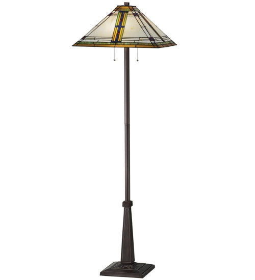 Meyda Tiffany - 145071 - Floor Lamp - Nevada - Mahogany Bronze