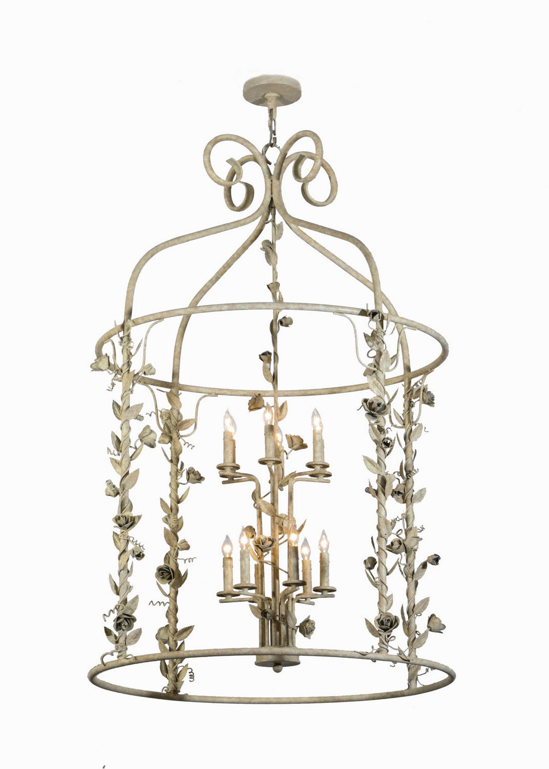 Meyda Tiffany - 145288 - 12 Light Pendant - Rosa - Tuscan Ivory