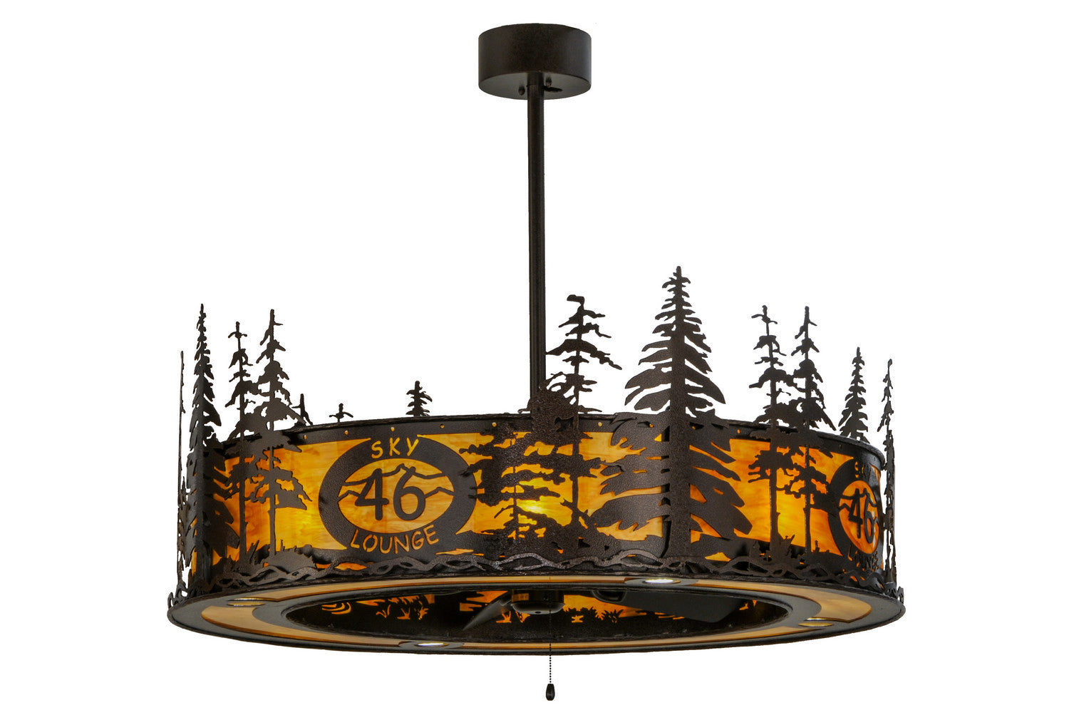 Meyda Tiffany - 146112 - 20 Light Chandel-Air - Tall Pines - Copper Vein