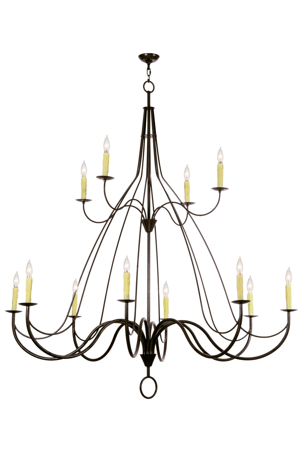 Meyda Tiffany - 146889 - LED Chandelier - Bell - Timeless Bronze