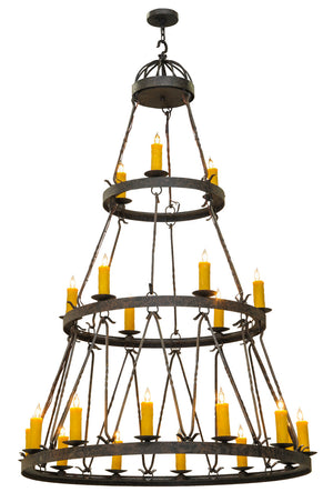 Meyda Tiffany - 147244 - 21 Light Chandelier - Lakeshore - Black Metal