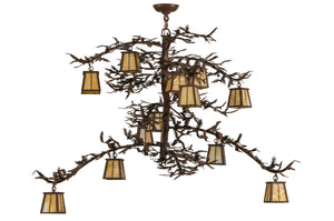 Meyda Tiffany - 147539 - 12 Light Chandelier - Pine Branch - Caf Noir