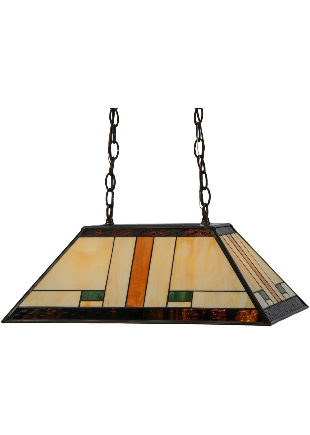 Meyda Tiffany - 147783 - Two Light Island Pendant - Manhattan - Oil Rubbed Bronze