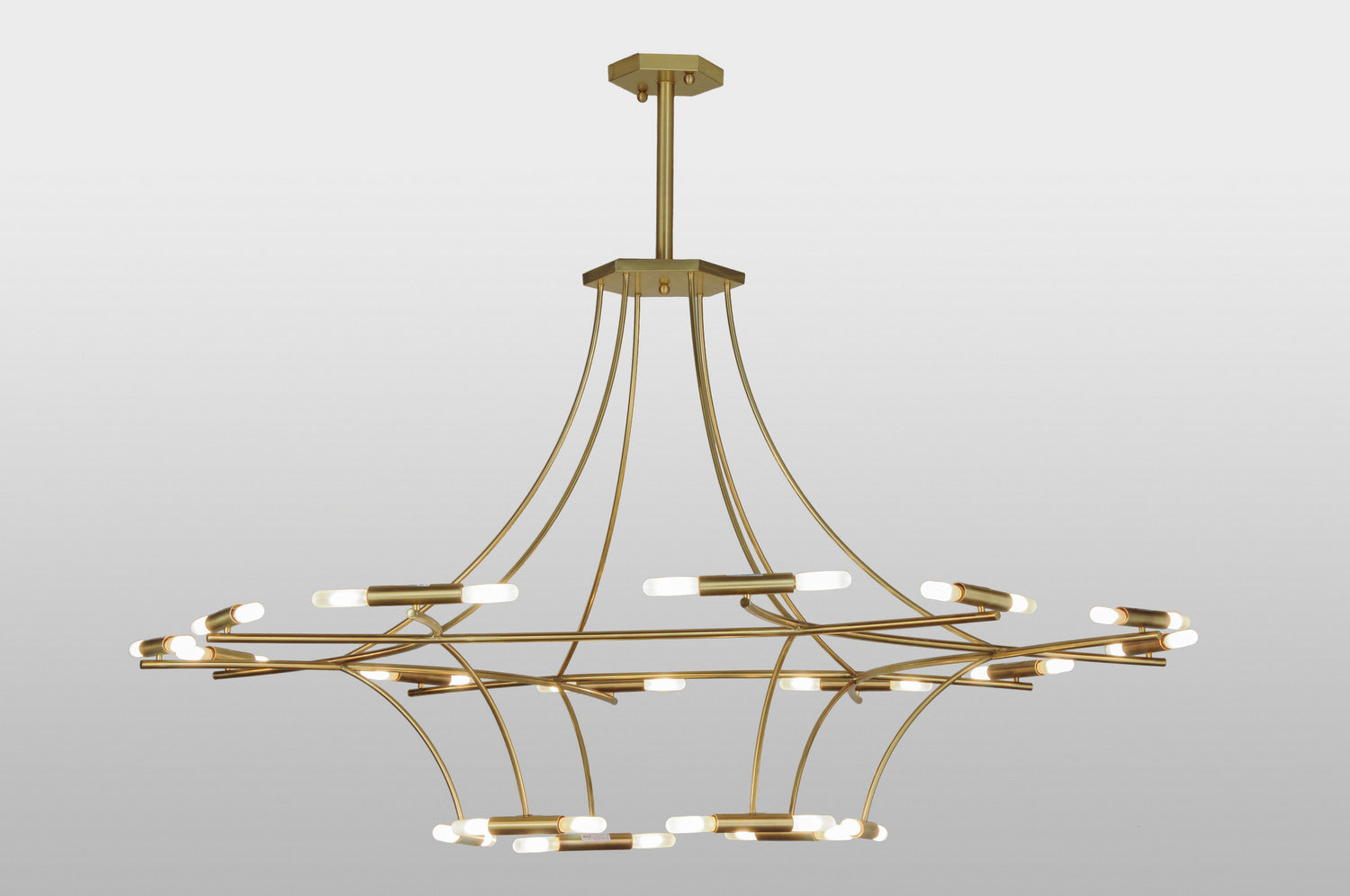 Meyda Tiffany - 147882 - 36 Light Chandelier - Ison - Natural Brass