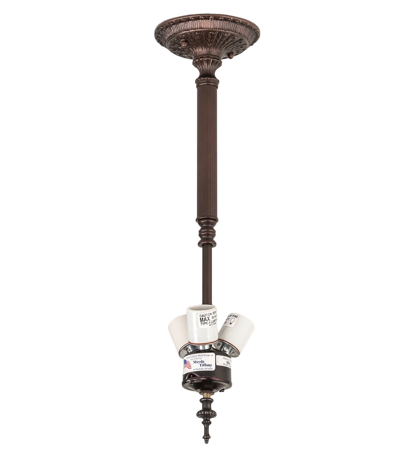 Meyda Tiffany - 14800 - Three Light Pendant Hardware - Alpine - Mahogany Bronze