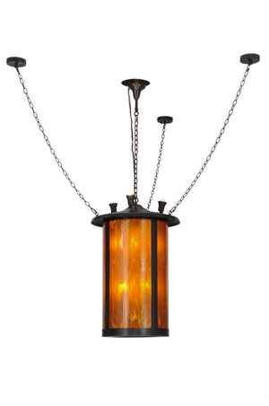 Meyda Tiffany - 148852 - 11 Light Pendant - Fulton - Craftsman Brown