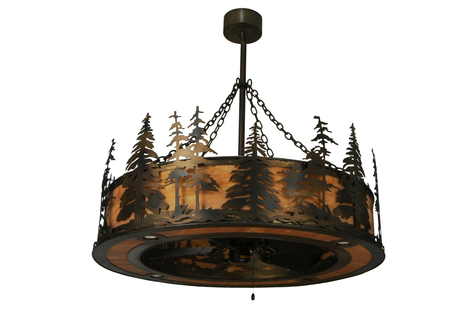 Meyda Tiffany - 150260 - 20 Light Chandel-Air - Tall Pines - Antique Copper,Burnished Copper