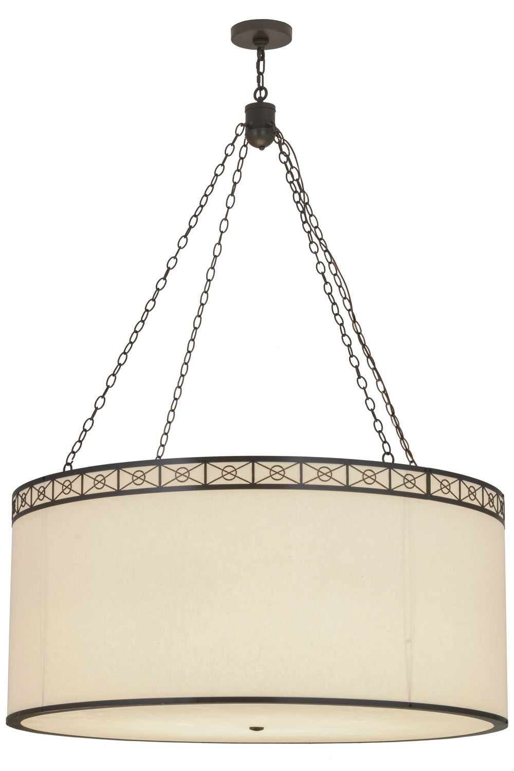 Meyda Tiffany - 150294 - Eight Light Pendant - Cilindro - Timeless Bronze