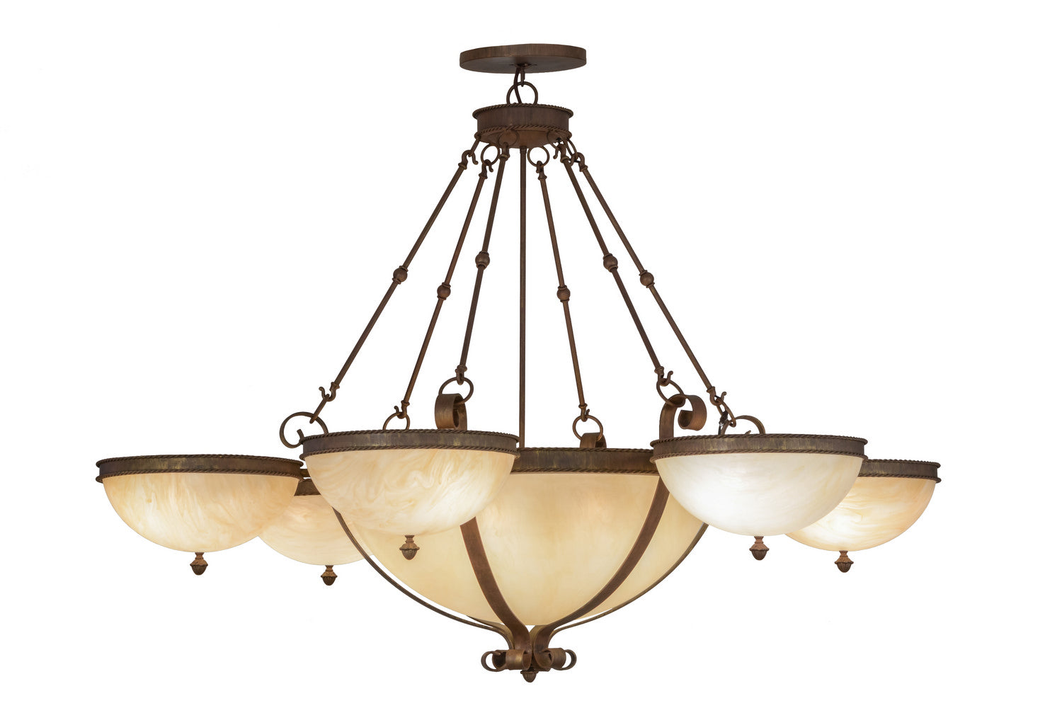 Meyda Tiffany - 151156 - 17 Light Chandelier - Alonzo - Cortez Gold