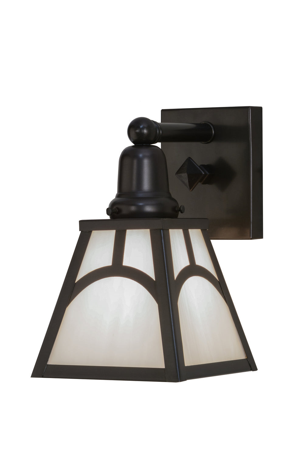 Meyda Tiffany - 151261 - One Light Wall Sconce - Mission - Craftsman Brown