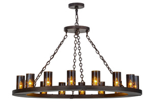 Meyda Tiffany - 151695 - 16 Light Chandelier - Loxley - Mahogany Bronze