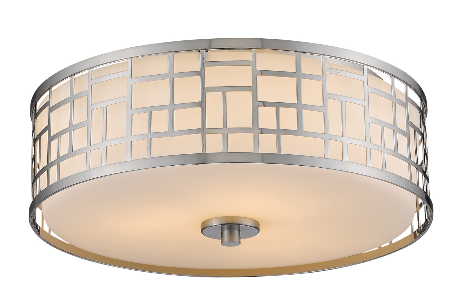 Z-Lite - 330F16-BN - Three Light Flush Mount - Elea - Brushed Nickel