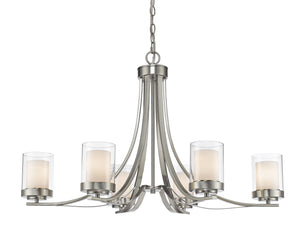 Z-Lite - 426-6-BN - Six Light Chandelier - Willow - Brushed Nickel