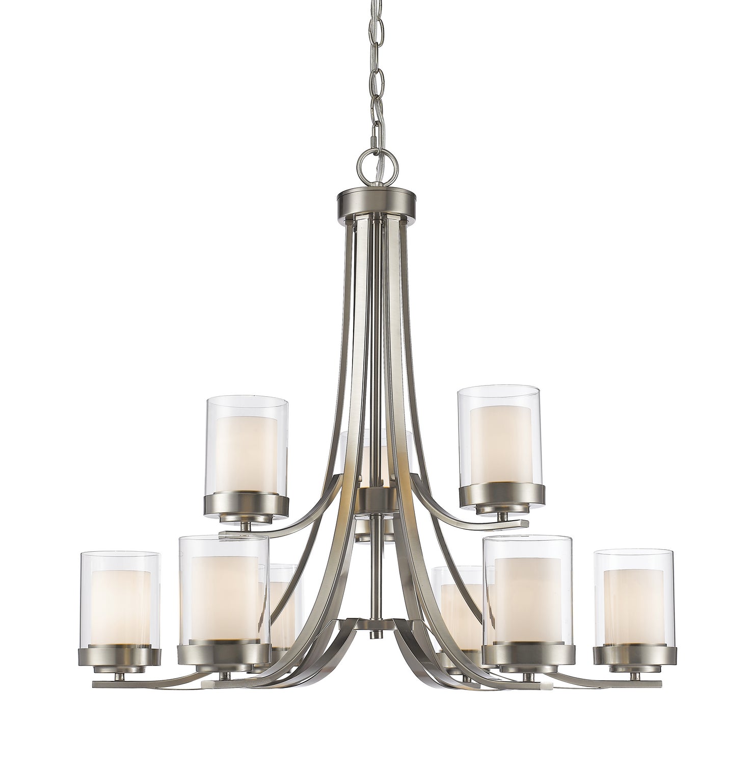 Z-Lite - 426-9-BN - Nine Light Chandelier - Willow - Brushed Nickel