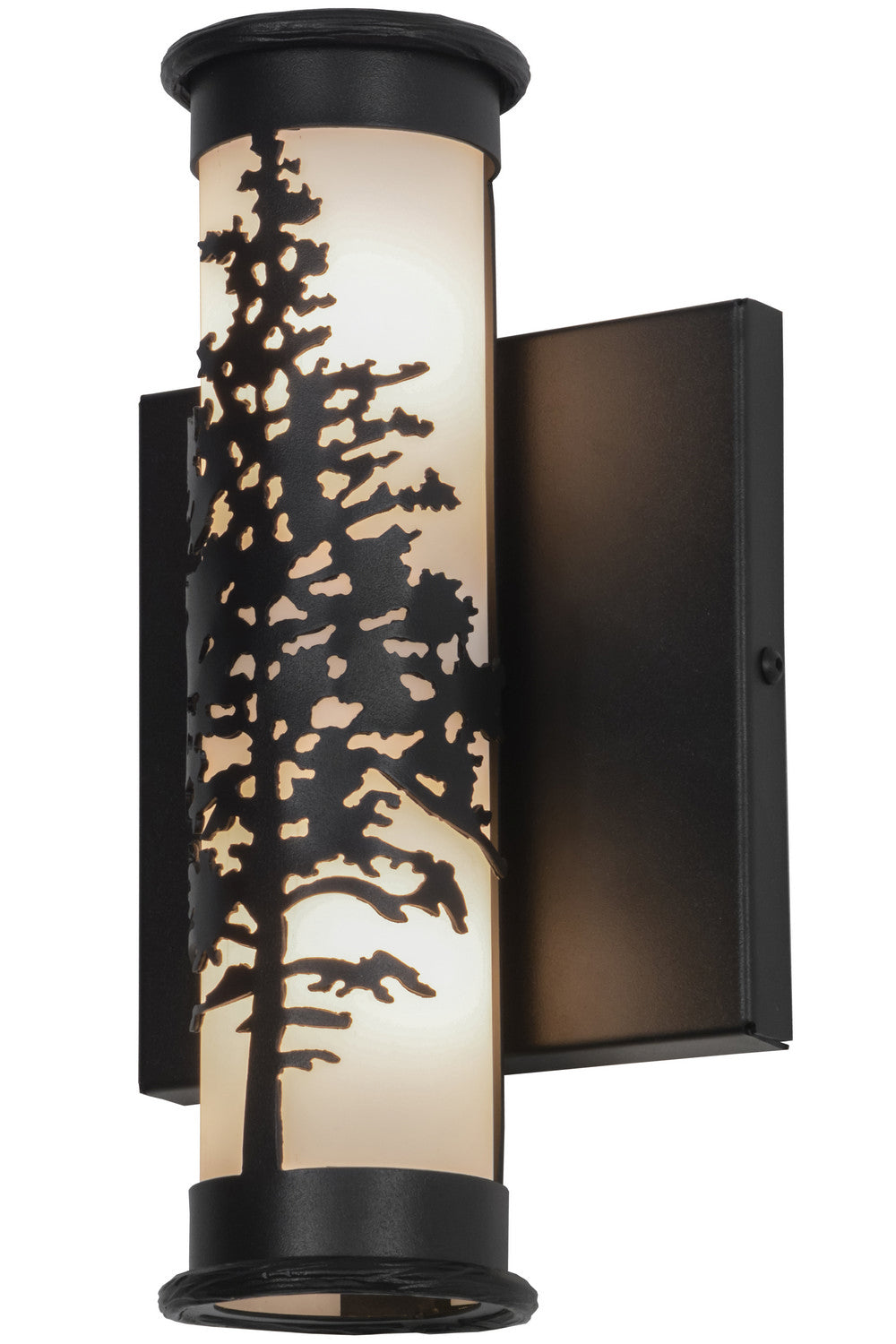 Meyda Tiffany - 151830 - Two Light Wall Sconce - Tamarack - Textured Black