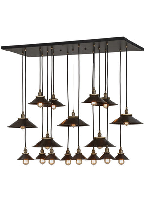 Meyda Tiffany - 151910 - 17 Light Pendant - Revival - Black