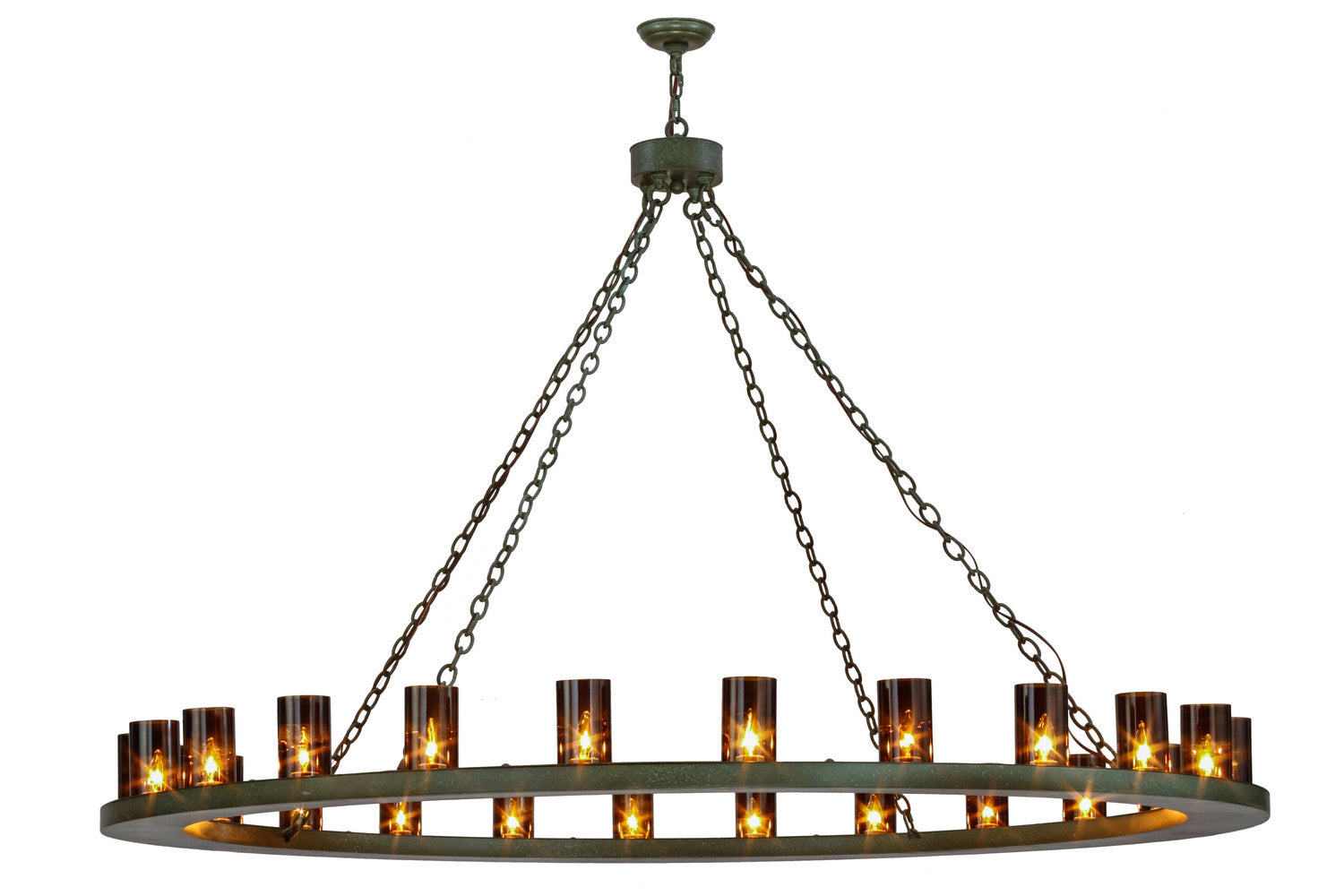 Meyda Tiffany - 152068 - 24 Light Chandelier - Loxley - Tarnished Copper