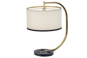 Meyda Tiffany - 152099 - One Light Table Lamp - Cilindro - Faux Black Marble