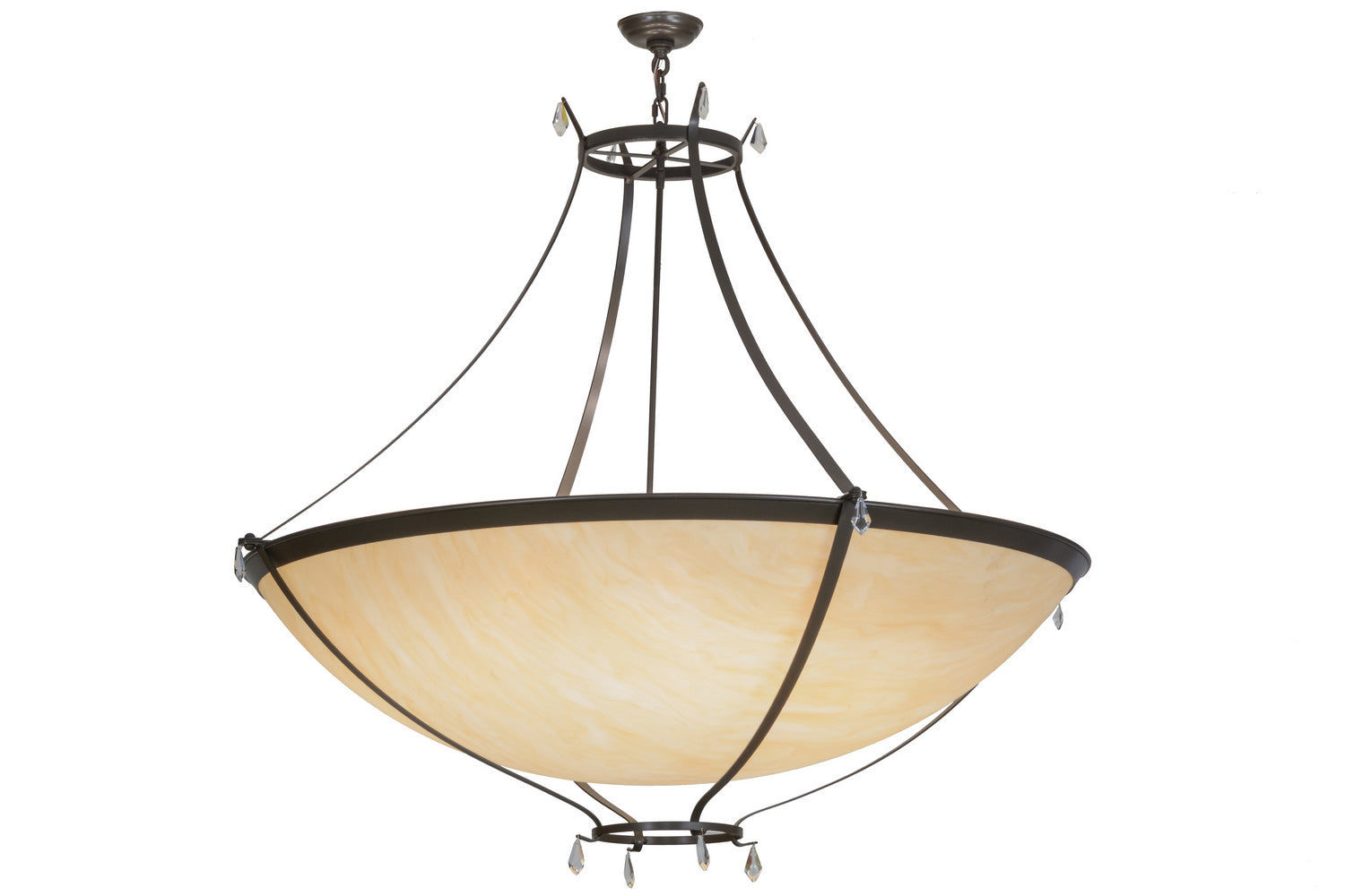 Meyda Tiffany - 152223 - Eight Light Pendant - Modesto - Timeless Bronze