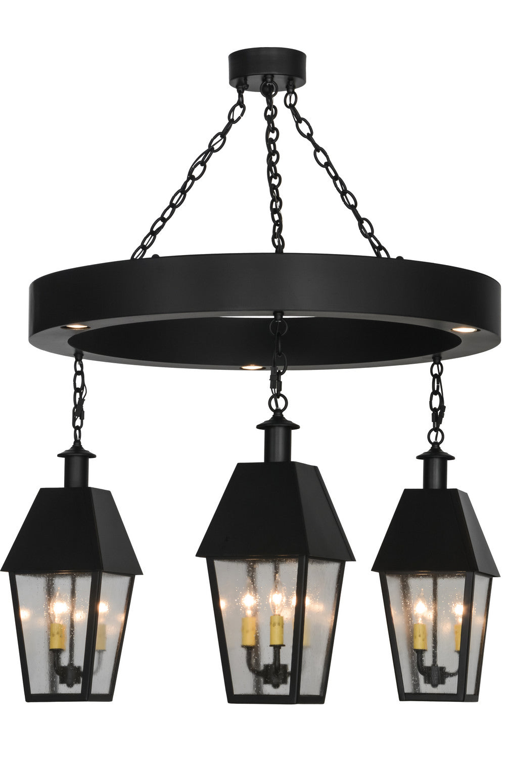 Meyda Tiffany - 152348 - 12 Light Chandelier - Oneida - Flat Black