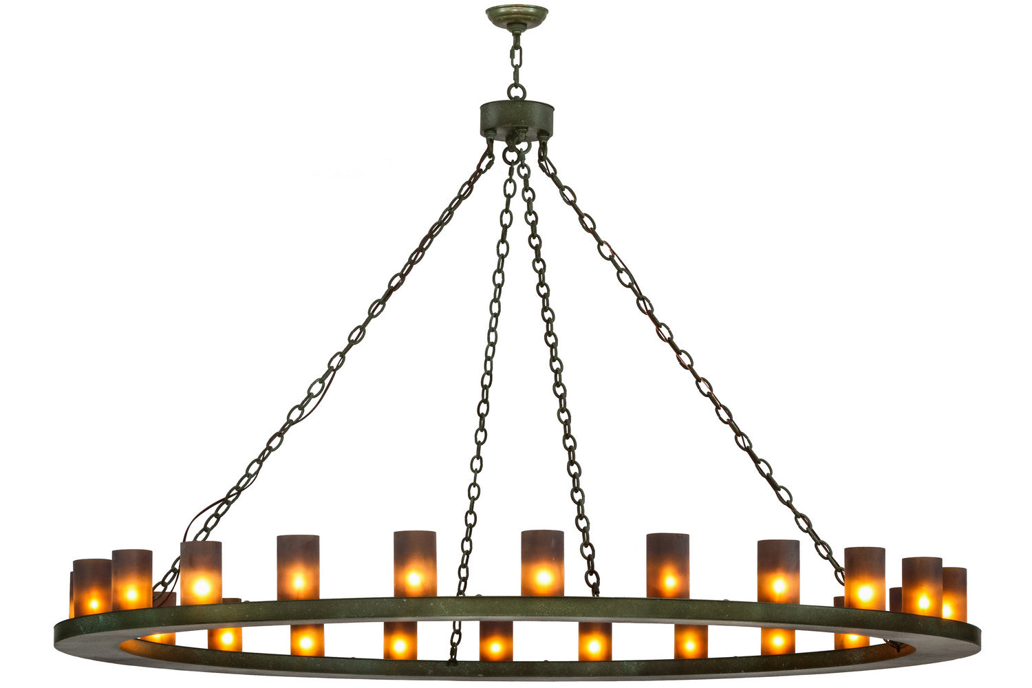 Meyda Tiffany - 152584 - 24 Light Chandelier - Loxley - Tarnished Copper