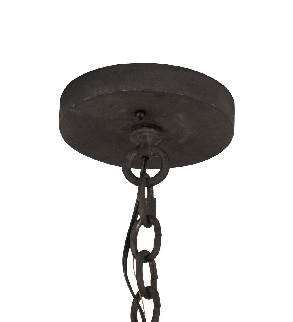 Meyda Tiffany - 160700 - Eight Light Chandelier - Barrel Stave - Costello Black