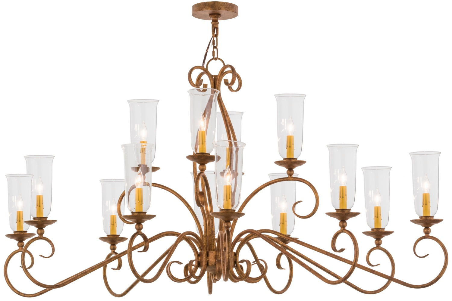 Meyda Tiffany - 160782 - 14 Light Chandelier - Wallis - Autumn Leaf