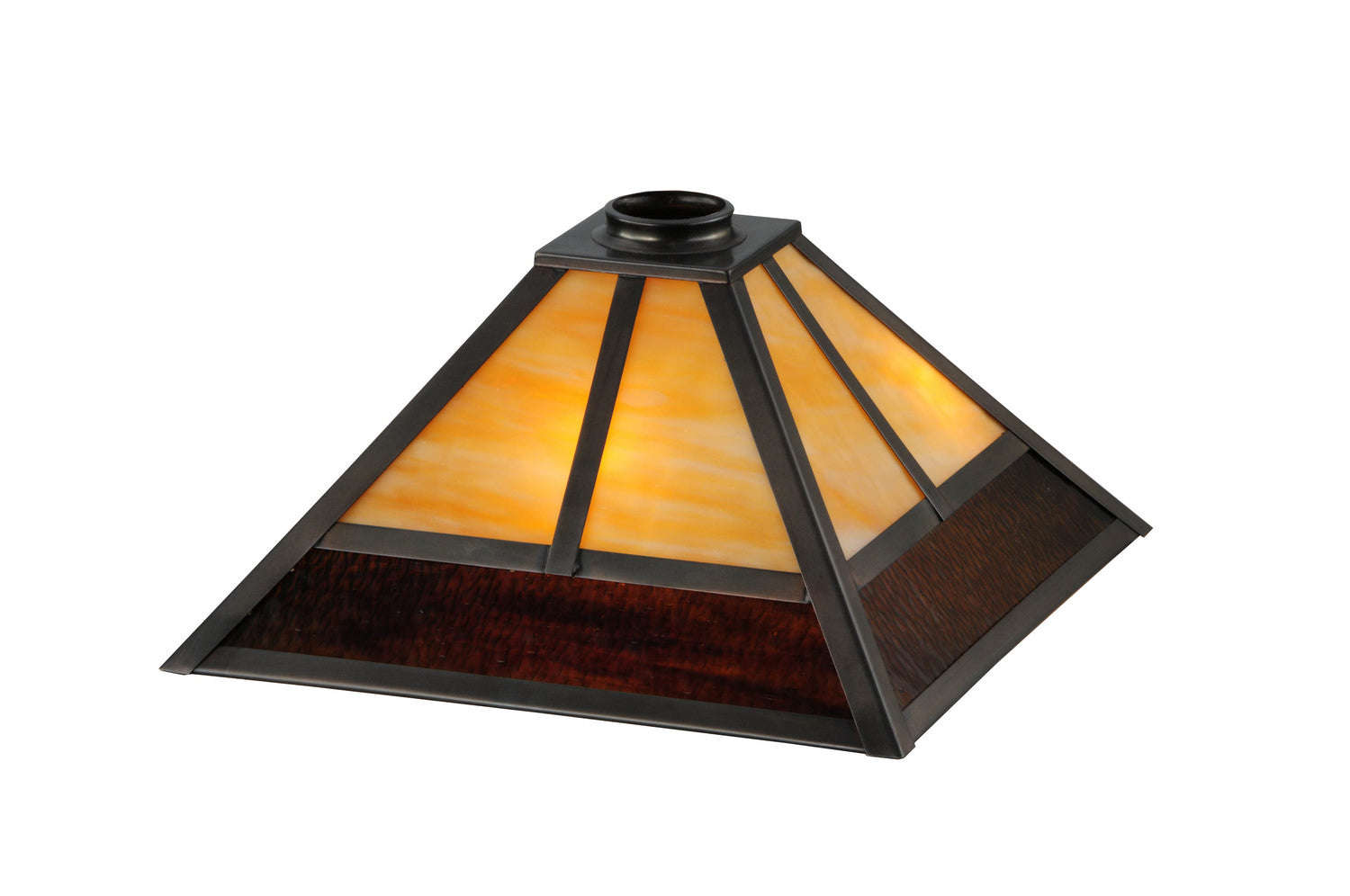 Meyda Tiffany - 31324 - Shade - T" Mission" - Craftsman Brown