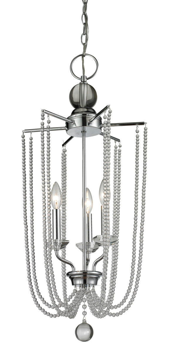 Z-Lite - 429-3C-CH - Three Light Chandelier - Serenade - Chrome