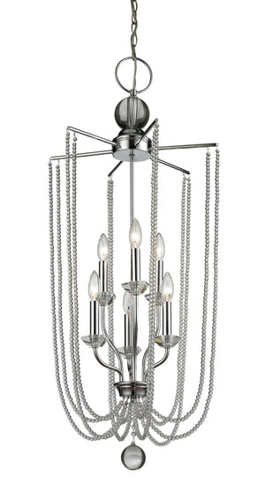 Z-Lite - 429-6C-CH - Six Light Chandelier - Serenade - Chrome