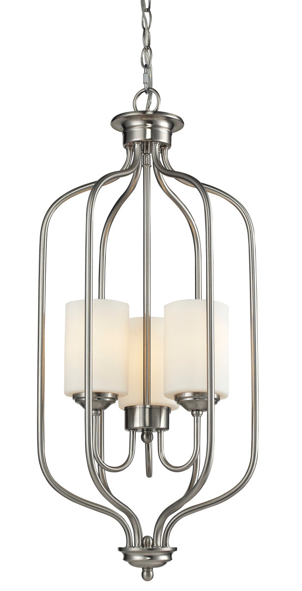 Z-Lite - 434-31-BN - Three Light Chandelier - Cardinal - Brushed Nickel