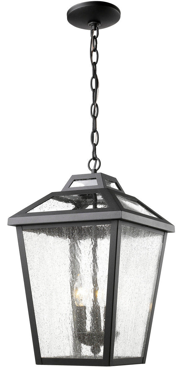 Z-Lite - 539CHB-BK - Three Light Outdoor Chain Mount - Bayland - Black