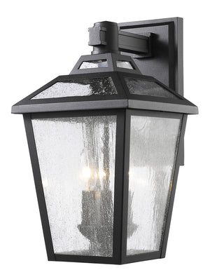 Z-Lite - 539M-BK - Three Light Outdoor Wall Sconce - Bayland - Black