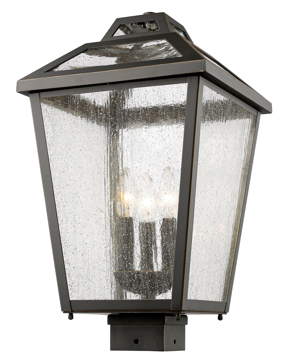 Z-Lite - 539PHBS-ORB - Three Light Outdoor Post Mount Fixture - Bayland - Oil Rubbed Bronze
