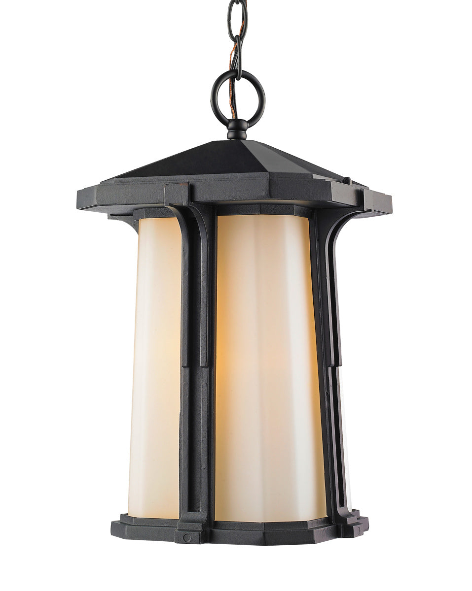 Z-Lite - 542CHM-BK - One Light Outdoor Chain Mount - Harbor Lane - Black