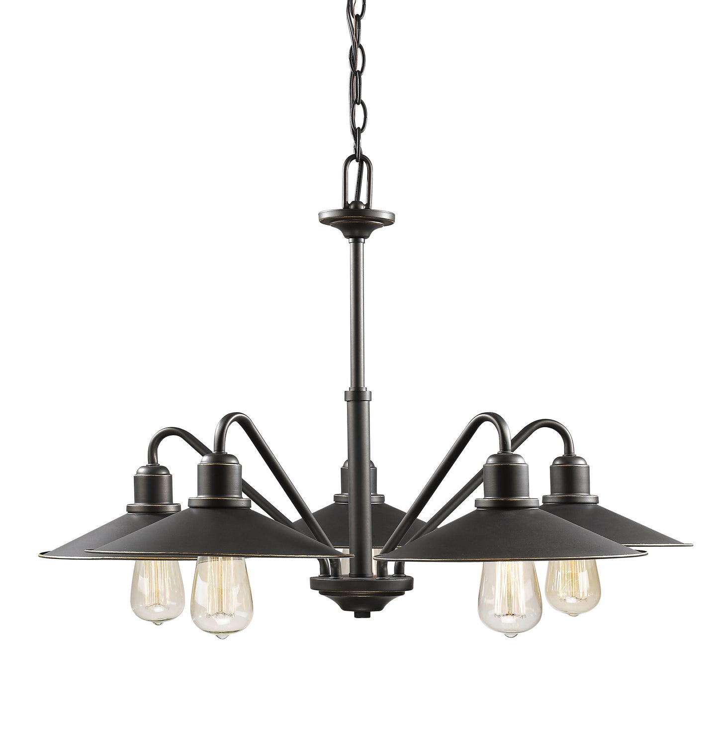 Z-Lite - 613-5-OB - Five Light Chandelier - Casa - Olde Bronze