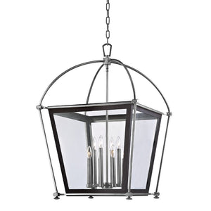 Hudson Valley - 3624-PN - Eight Light Pendant - Hollis - Polished Nickel