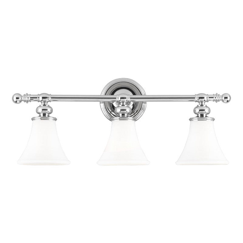 Hudson Valley - 4503-PN - Three Light Bath Bracket - Weston - Polished Nickel