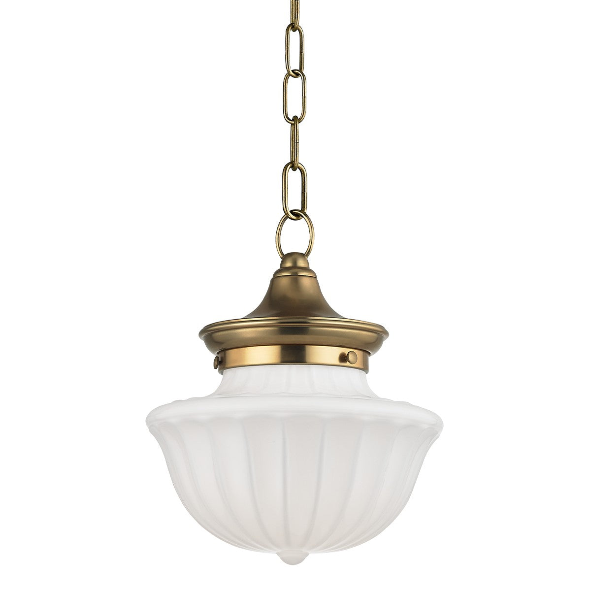 Hudson Valley - 5009-AGB - One Light Pendant - Dutchess - Aged Brass