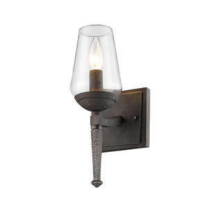 Golden - 1208-1W DNI - One Light Wall Sconce - Marcellis - Dark Natural Iron