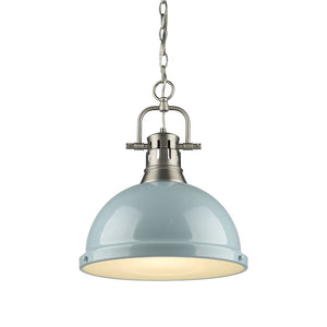 Golden - 3602-L PW-SF - One Light Pendant - Duncan PW - Pewter