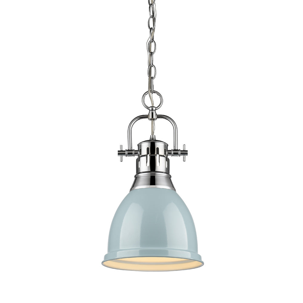 Golden - 3602-S CH-SF - One Light Pendant - Duncan CH - Chrome