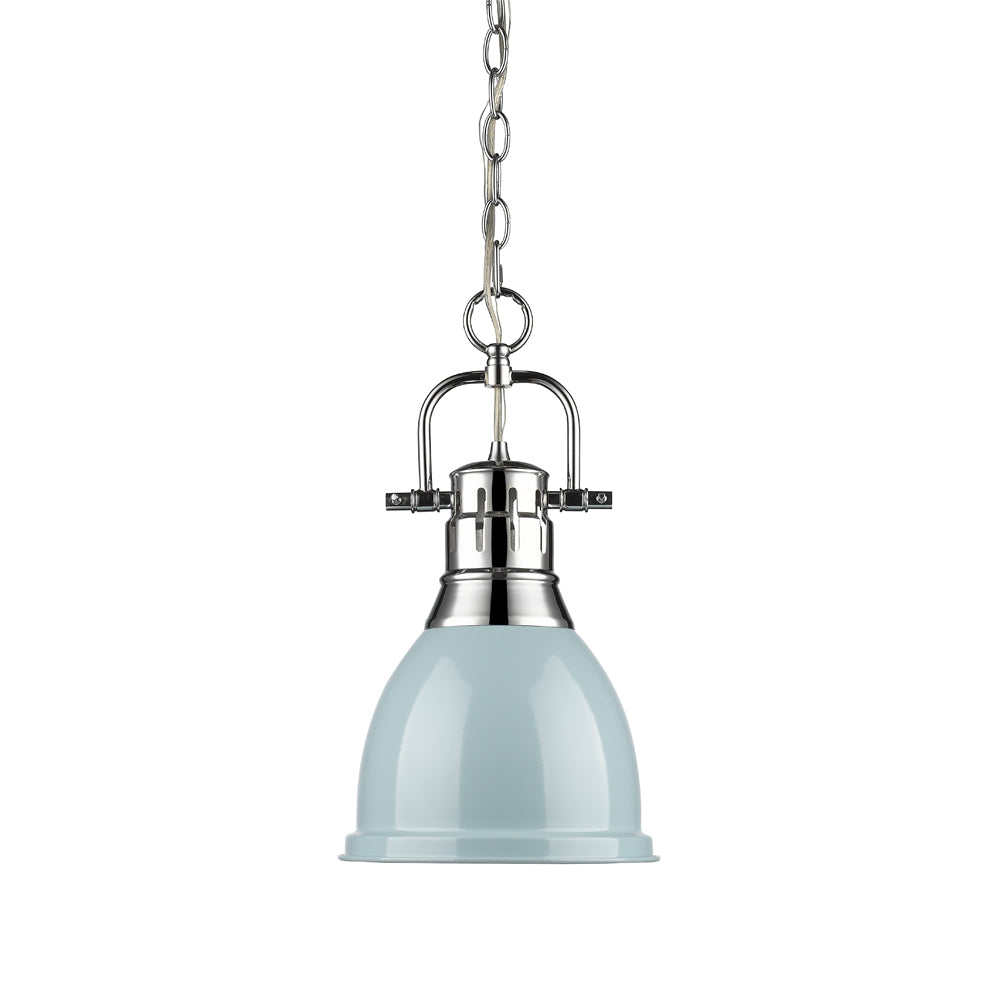 Golden - 3602-S CH-SF - One Light Pendant - Duncan CH - Chrome